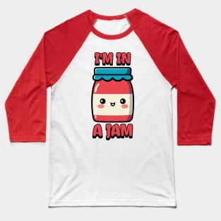 I'm In a Jam! Cute Jam Cartoon Baseball T-Shirt